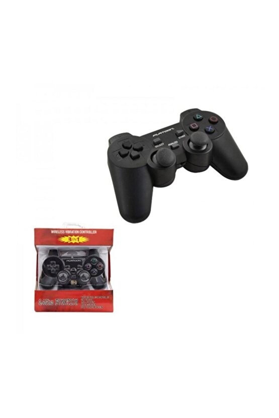 Kablosuz Oyun Kolu Joystick Gamepad Titreşimli Pcps2ps3 Oyun Kolu Pl-2860