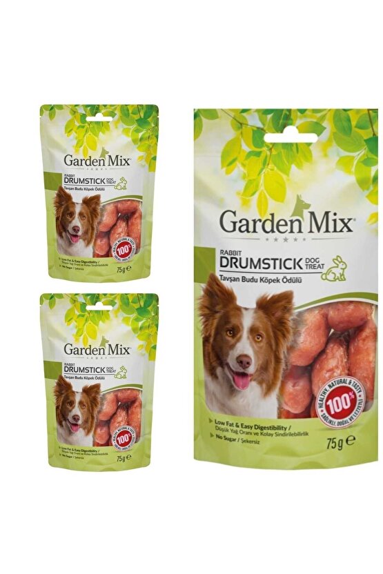 Neo Pet Market Garden Mix Tavşan Budu Köpek Ödülü 75 Gr X 3 Adet