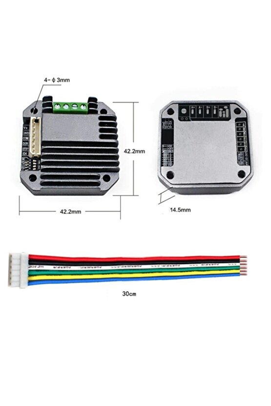 Nema 17 Entegre Motor Sürücüsü Dc11v-dc28v2a - Dc24v 4.8 Kablolu