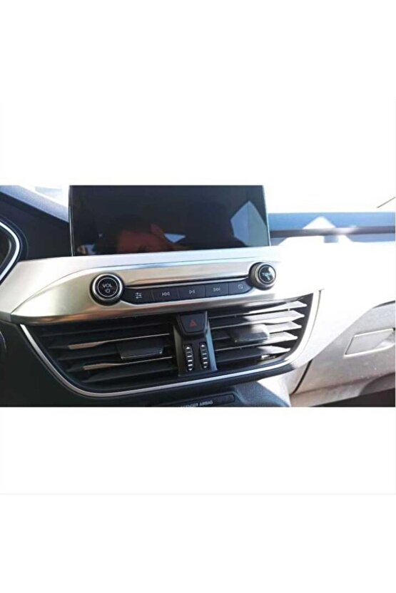 Ford Focus Uyumlu 2019 Orta Panel Kaplama - Silver