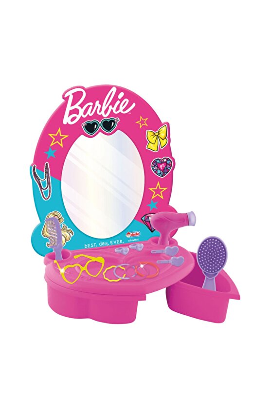 Barbie 16 Parça Güzellik Salonu Kız Çocuk Eğitici Öğretici Kuaförcülük Oyuncak