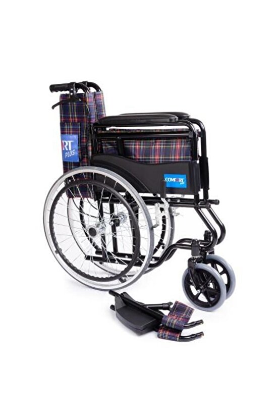 Comfort Plus KY809BJ Ekose Özellikli Tekerlekli Sandalye
