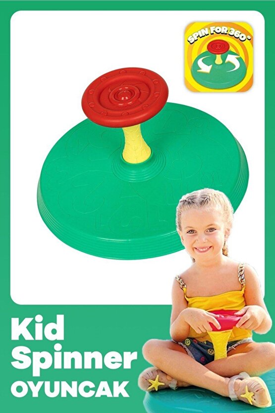 Kidspinner Süper Hareketli Dönence - Tırtır Oyuncak - Spor Oyuncakları - Dönence Oyuncak - Dönmeli