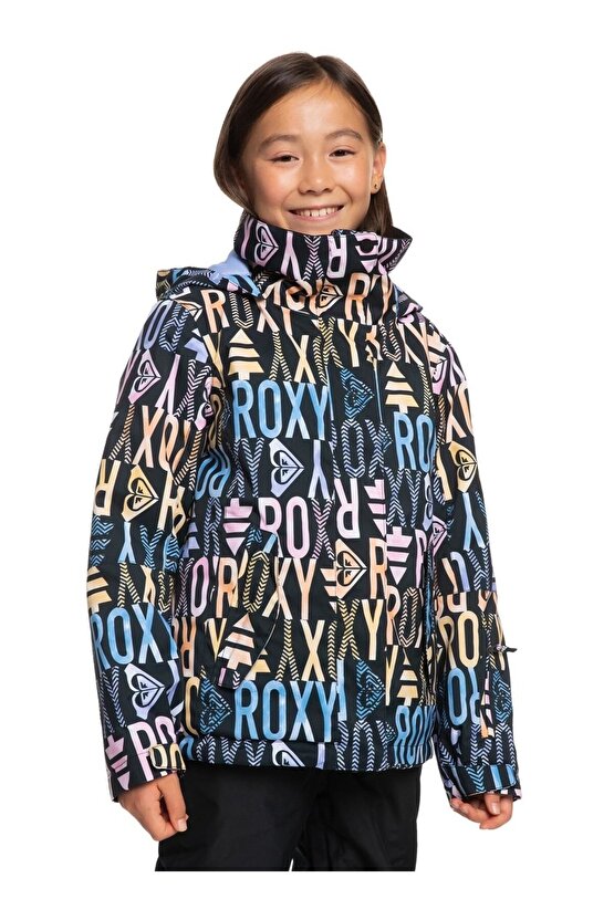 Snowboard Ceketi True Black Sapın Rg Çocuk çeket-Mont