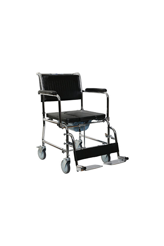 G-125a Banyo Tuvalet Tekerlekli Sandalye  Commode Wheelchair