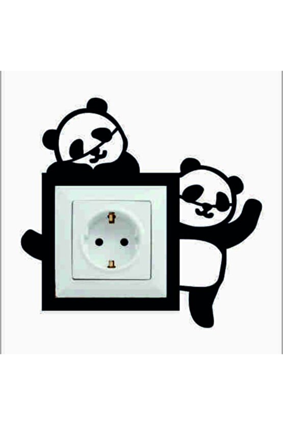 Ahşap Prizlik Panda Çocuk Odası