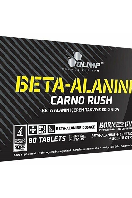 Beta Alanine Carno Rush 80 Tablet Hediye