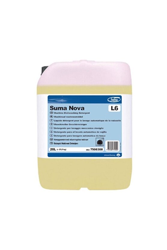 Suma Nova L6 Sanayi Tipi Bulaşık Makinası Deterjanı 20 L