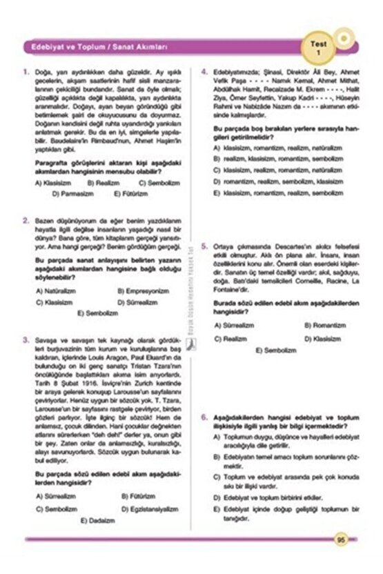 11. Sınıf Tüm Dersler Eşit Ağırlık Sözel Soru Bankası