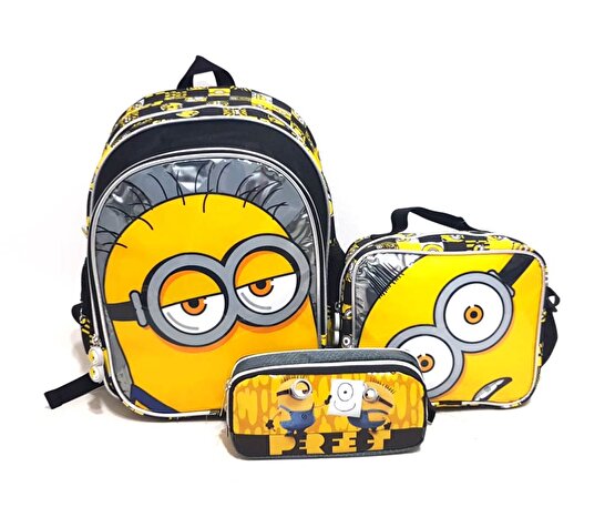 Minions Okul Çantası 3 lü Set 1340