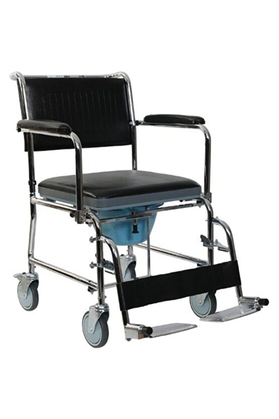 G-125 Banyo Tuvalet Tekerlekli Sandalye Commode Wheelchair