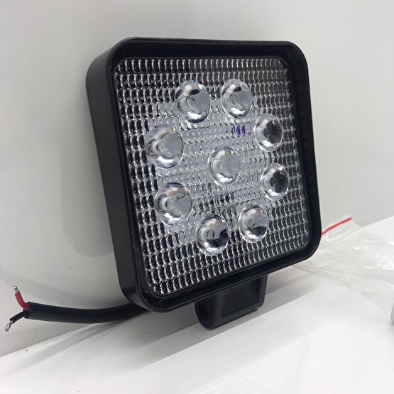 CMSOLAR Çalışma Lambası Kare 9 Led 9-36 volt