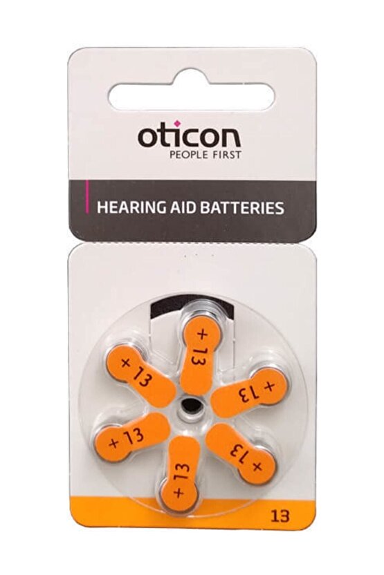 Oticon No:13 Işitme Cihazı Pili 6lı-10 Paket 60 Pil