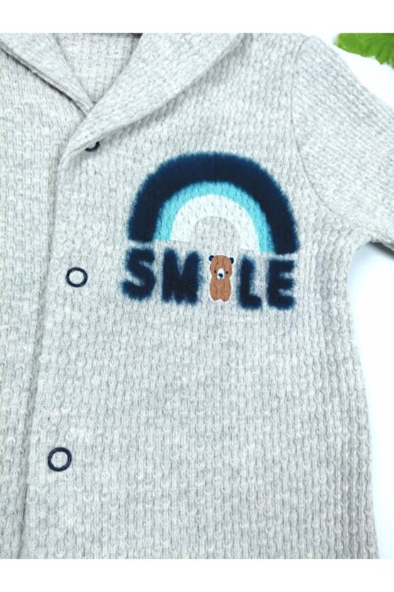 Erkek Bebek Smile Tulum