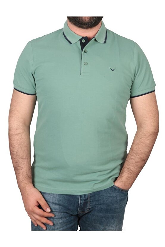 Erkek Lacost Çizgili Polo Yaka T-shirt Czdr