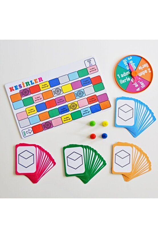 Matlandiya - Kesirler Kutu Oyunu - Matematik Işlem Strateji Akıl Zeka Bilsem Hazırlık Oyunu