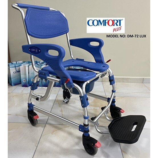 Comfort Plus Dm72 Banyo ve Tuvalet Özellikli Tekerlekli Sandalye