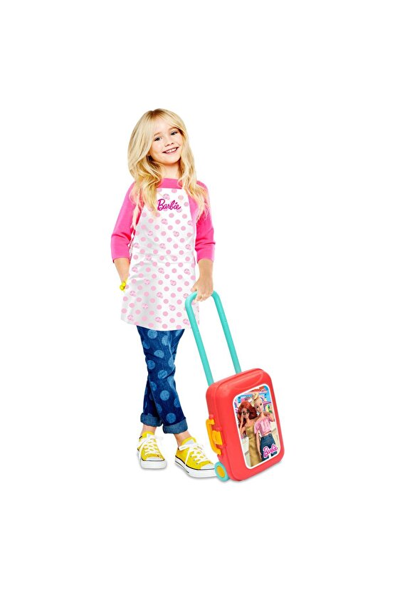 Barbie Mutfak Set Bavulum - Mutfak Setleri - Ev Oyuncak Setleri - Mutfak Gereçleri