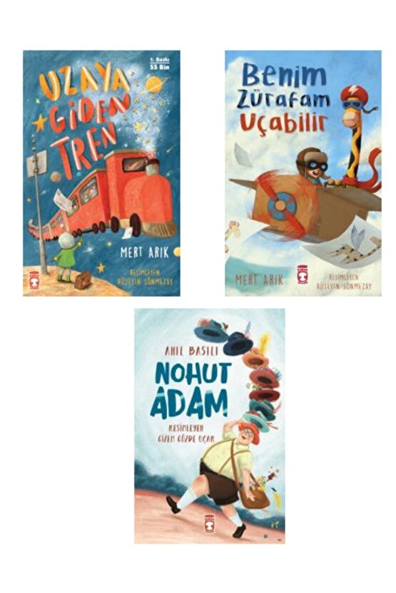 Uzaya Giden Tren  Nohut Adam  Benim Zürafam Uçabilir - 3 Kitap Set