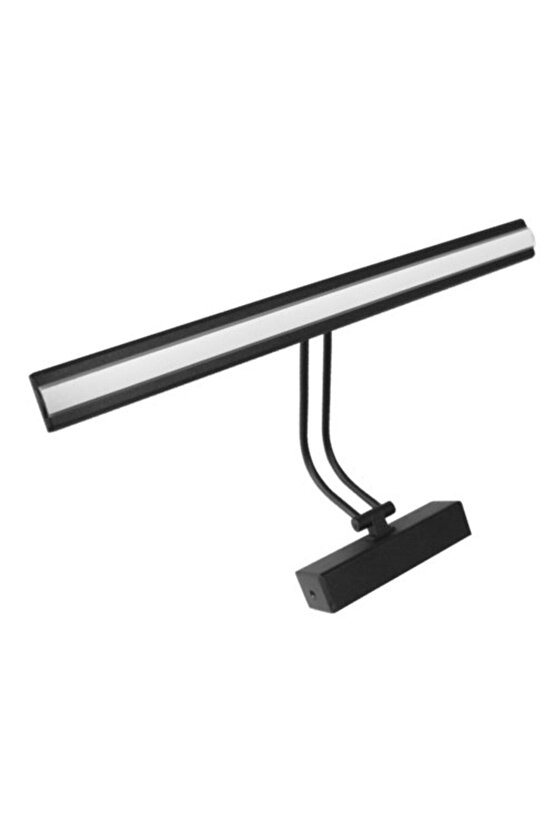 10 Watt 43 Cm Oynar Başlı Flüt Aplik, Beyaz Işık Ledli Metal Led Aplik, Yatakbaşı, Ayna,Tablo Aplik