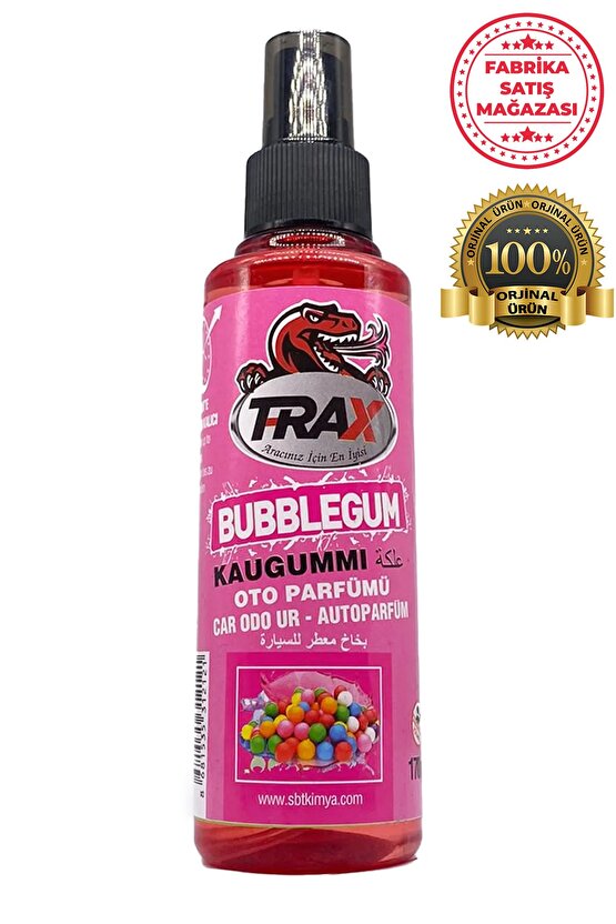 Bubblegum Kokulu Ferah Oto Ev Oda Sprey Parfüm 170 ml