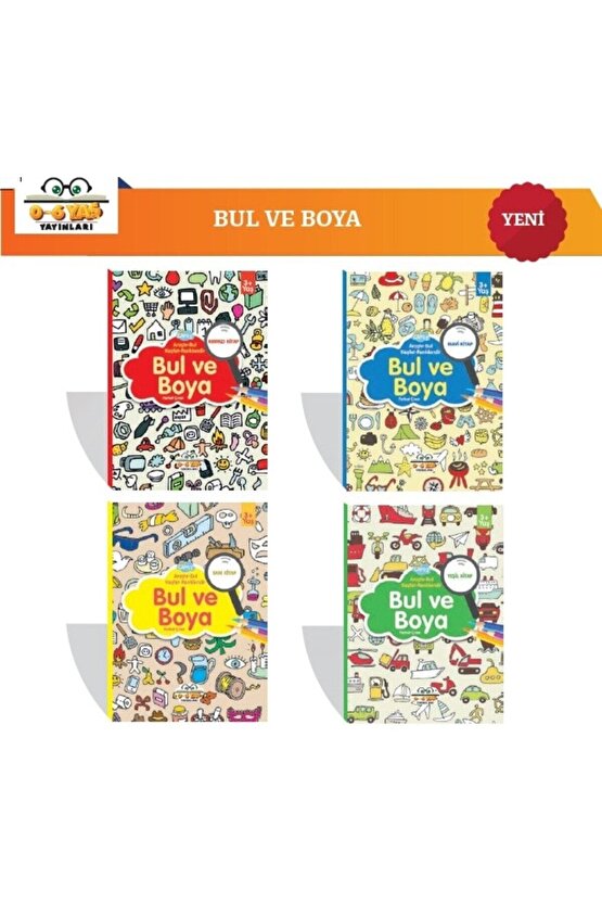 Bul Ve Boya 4 Kitap Set