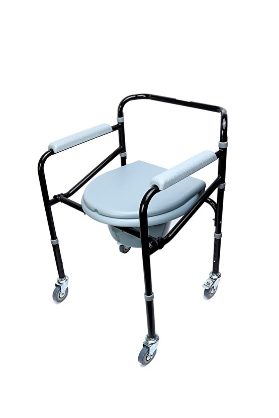 Medikalcim Tekerlekli Tuvaletli Banyo Sandalyesi Agstwc005