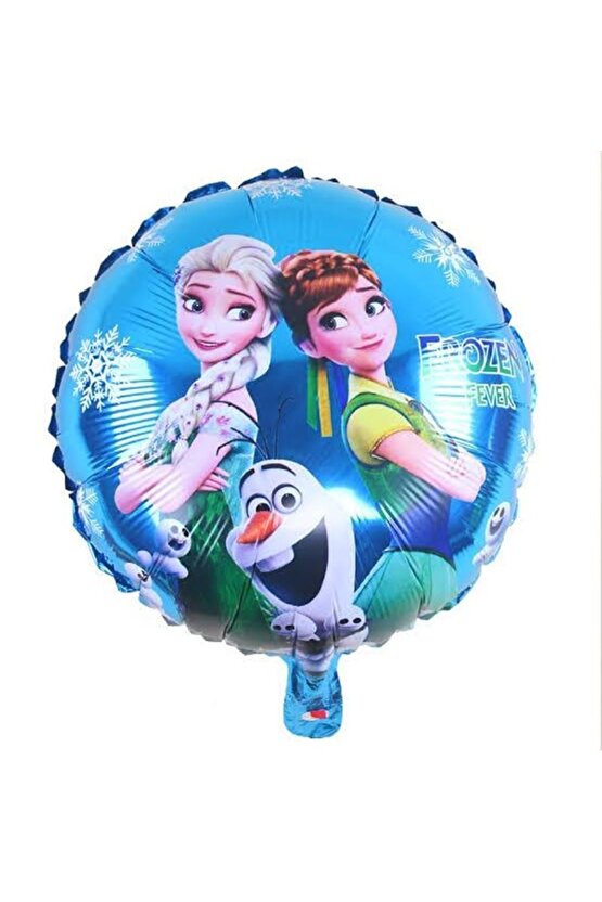 Frozen Elsa 3 Yaş Balon Seti Karlar Ülkesi Konsept Helyum Balon Set Frozen Elsa Doğum Günü Set