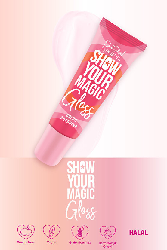 Show Your Magic Gloss Color Changing - Renk Değiştiren Dudak Parlatıcısı