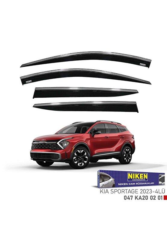 Kia sportage cam rüzgarlığı kromlu 2023+ niken