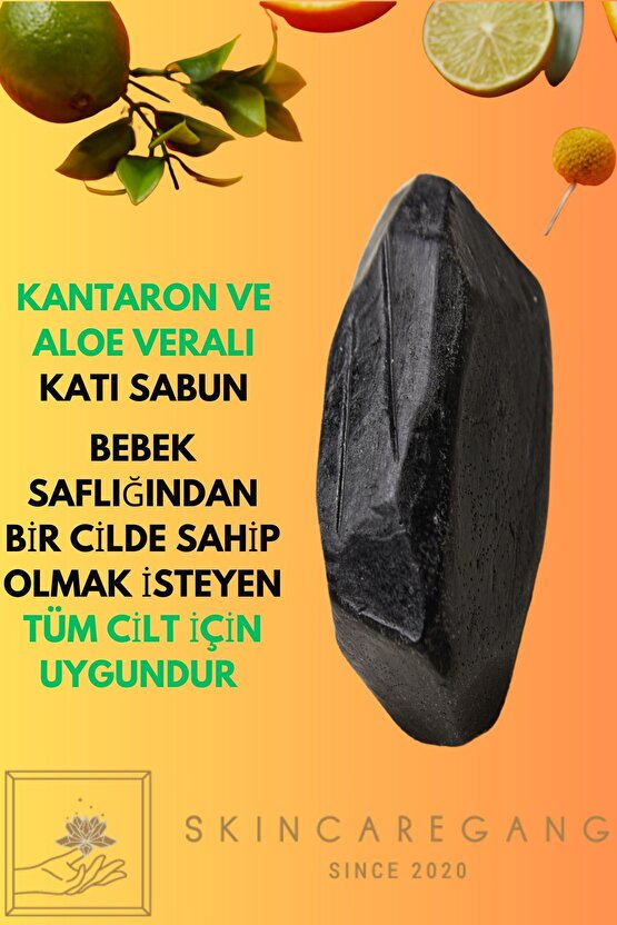 Kantoran ve Aloe Veralı Nemlendirici Doğal Katı El Sabunu Vücut Yıkama Güzellik Cilt Bakımı (Darc)