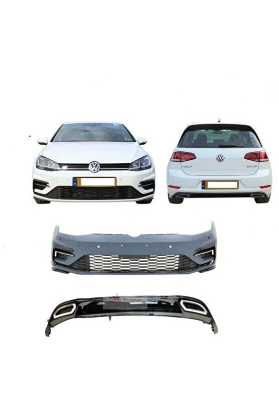 Vw Golf 7.5 Rline Body Kit Tampon Seti 2017  2021