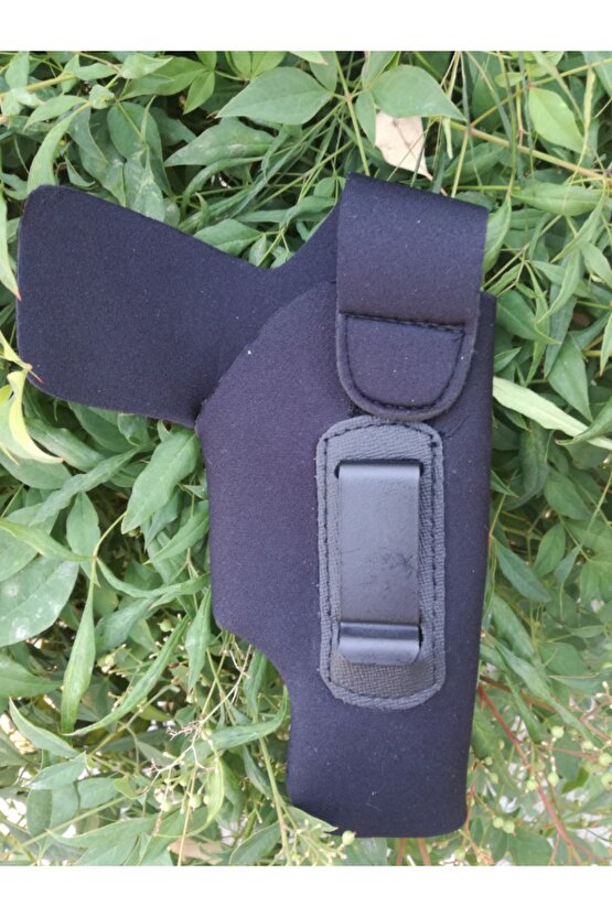 Siyah Renk Kulakli Dalgic Sag-sol İç Silah Kılıfı