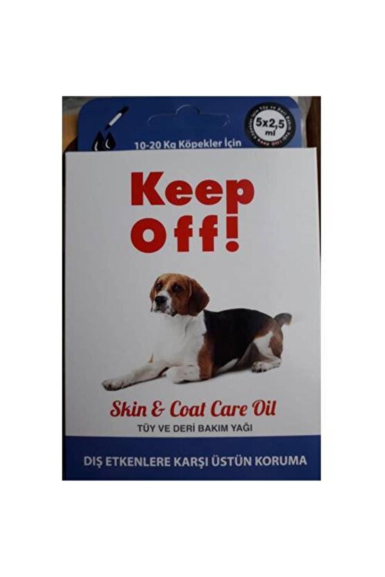 Keep Off (10-20 Kg) Orta Irk Köpek Dış Etken Koruma Damlası 5x2,5