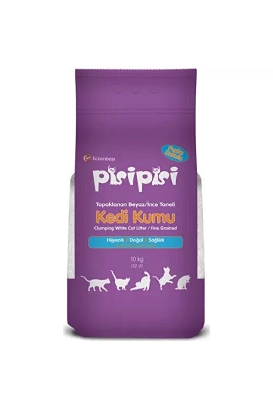 Neo Pet Market Eczacıbaşı Kalın Taneli Doğal Kedi Kumu 10 Kg (12 LT)-1 Adettir