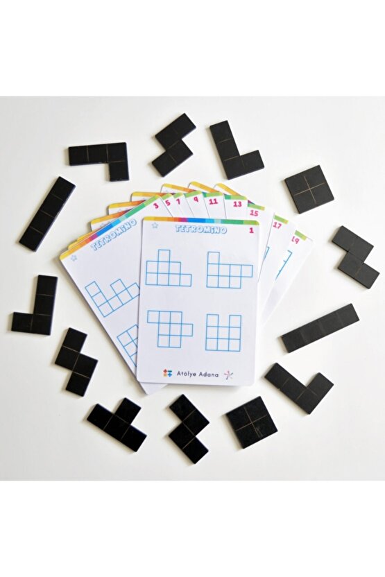 Tetromino Oyunu - Matematik Akıl Zeka Strateji Mantık Beceri Gelişim Eğitici Eğlenceli Oyun
