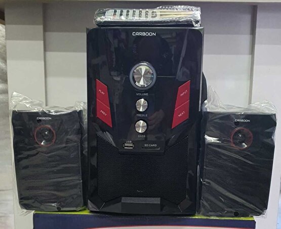 2+1 Ses Sistemi Fm Radyo Sd Kart Usb Bluetooth Uzaktan Kumandalı Subwoofer Hoparlör