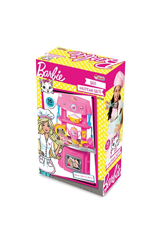 Barbie Şef Mutfak Set - Mutfak Setleri - Ev Oyuncak Setleri