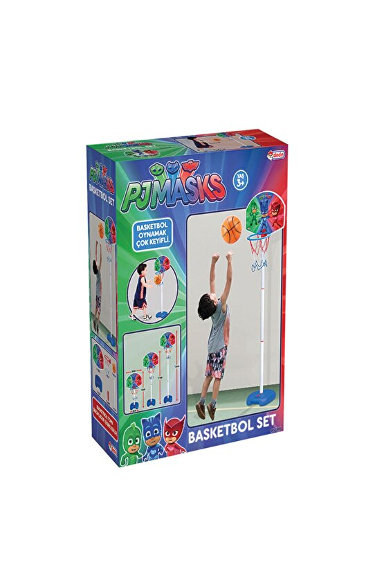 Pj Masks Ayaklı Basketbol Potası Seti - Spor Oyuncakları - Basketbol Oyuncakları - Basket Seti