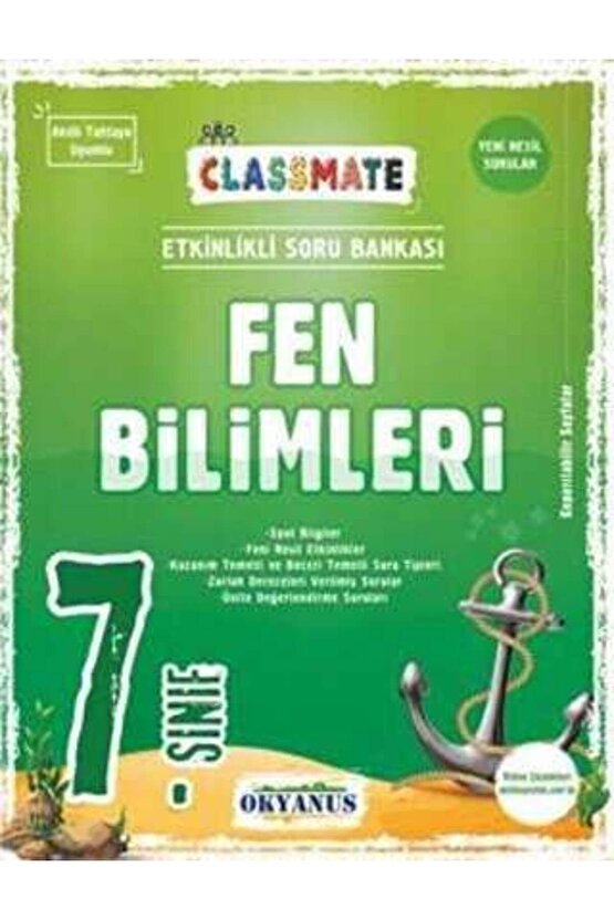 7. Sınıf Classmate Fen Bilimleri Soru Bankası