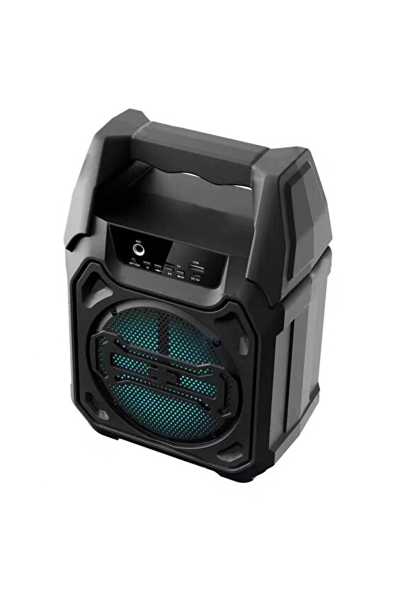 Led Işıklı Mikrofonlu Bluetooth Hoparlör Fmsdusb Kablosuz Speaker