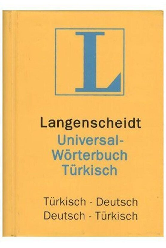 Langenscheidt Universal-worterbuch Türkisch Türkisch-deutsch  Deutsch-türkisch