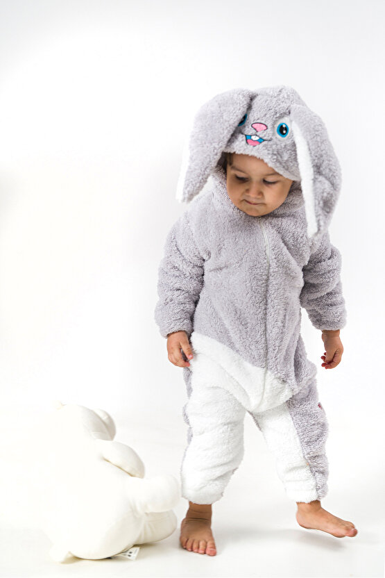 Welsoft Peluş Unisex Kışlık Bebek Takımları Çocuk Giyim Bebek Kıyafeti çocuk kostümü Welsoft Takım