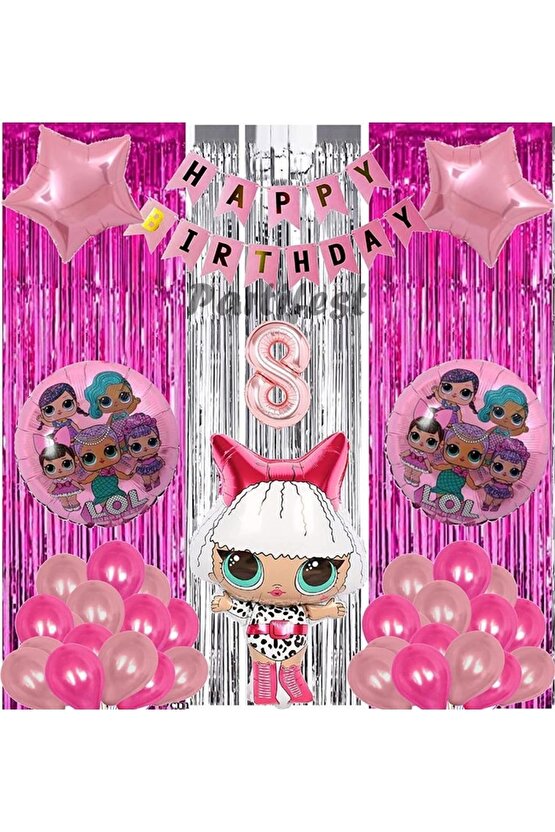 Lol Surprise 8 Yaş Balon Seti Lol Bebek Balon Seti Lol Doğum Günü Parti Seti