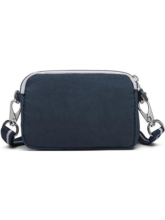Smart Bags Çapraz Askılı Mini Çanta Krinkıl Kumaş 3177 Lacivert