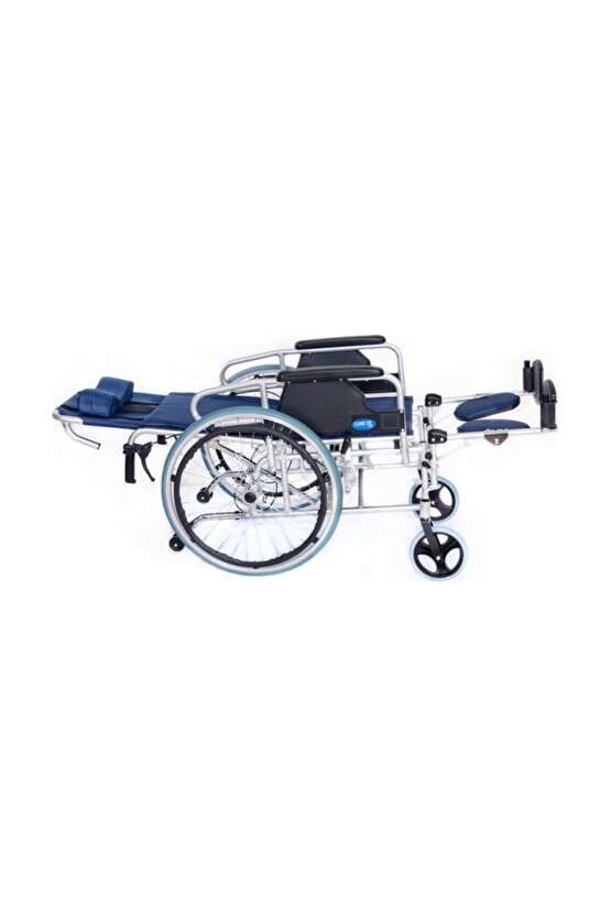 Ky954lgc-46 Sırtı Yatar Ayak Kalkar Alüminyum Özellikli Tekerlekli Sandalye