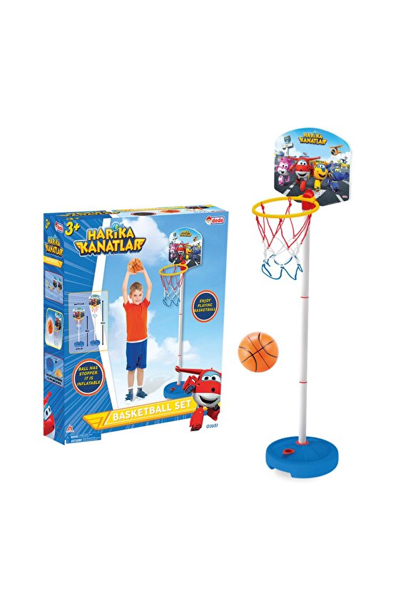 Harika Kanatlar Küçük Ayaklı Basket Potası Seti - Spor Oyuncakları - Basketbol Oyuncakları