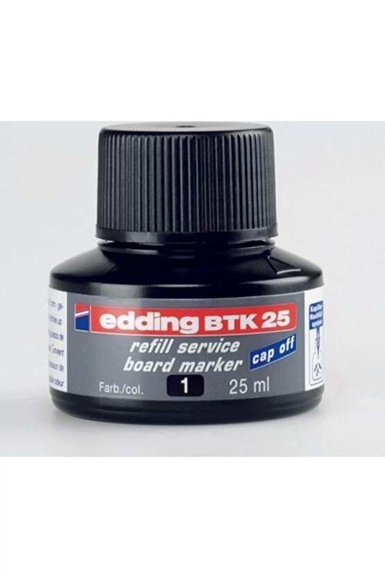 Eddıng Beyaz Tahta Kalemi Mürekkebi 25 ml E-btk25 Siyah