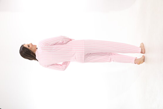 etoile Kadın Uzun Kol Pamuklu Pijama Takımı S - 5XL Arası  98048 