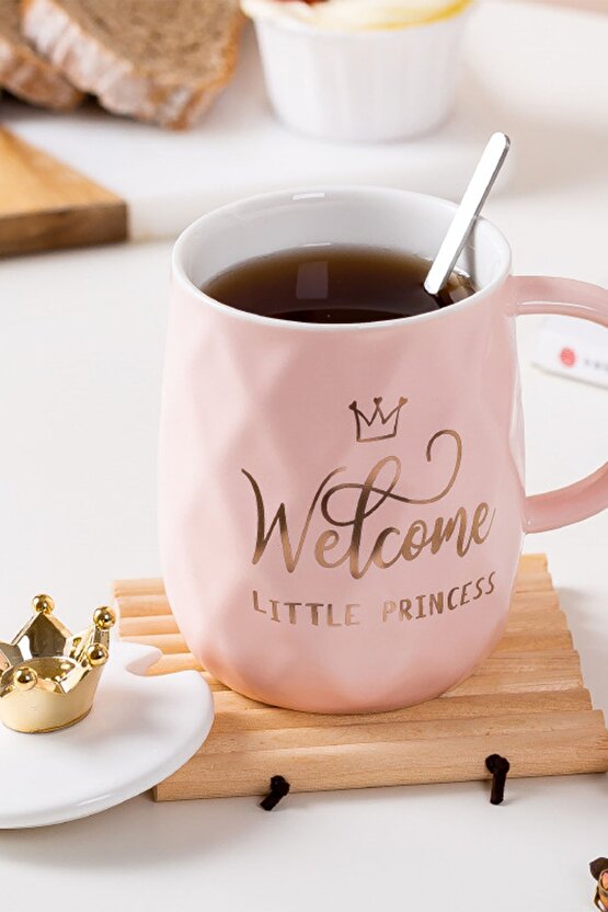 Welcome Little Princess Taçlı Kupa Bardağı